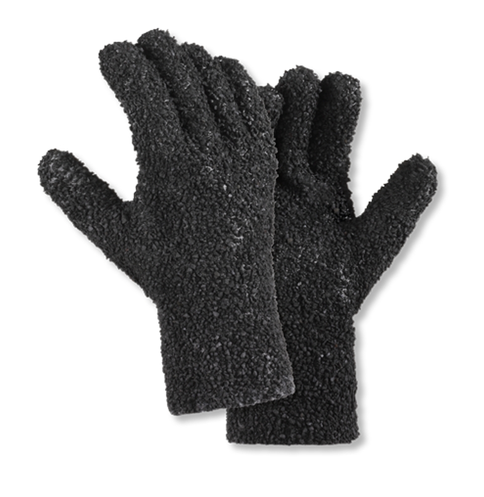 teXXor® PVC-Handschuhe SCHWARZ GRANULIERT schwarz