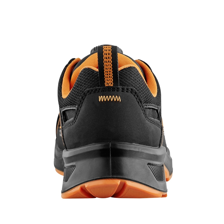 RUNNEX® S1PS ESD-Sicherheitssandalen atop ActionStar schwarz/orange