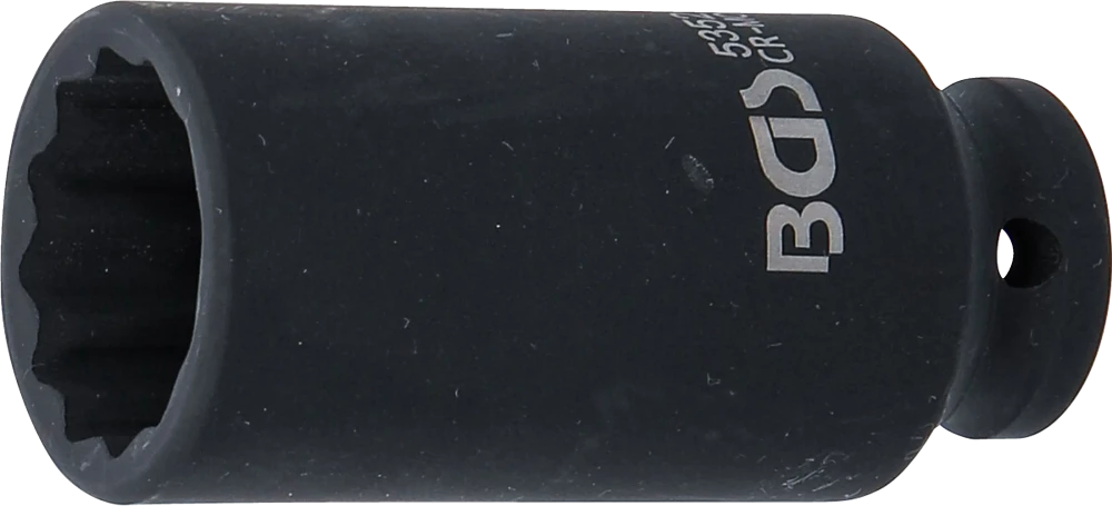 Kraft-Steckschlüssel-Einsatz Zwölfkant, tief, Antrieb Innenvierkant 12,5 mm (1/2"), SW 28 mm