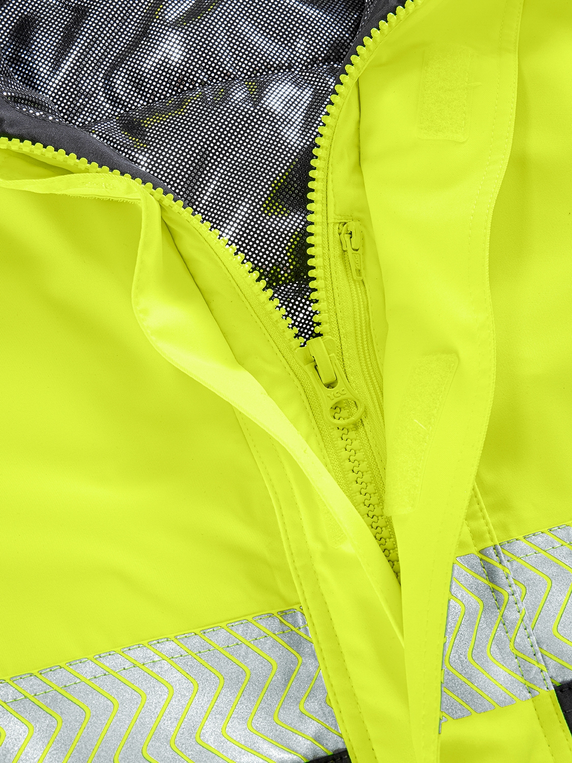 4PROTECT® Warn-Wetterschutz-Blouson NEWARK leuchtgelb/grau
