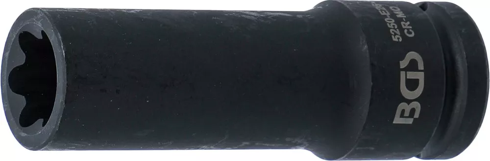 Kraft-Steckschlüssel-Einsatz E-Profil, tief, Antrieb Innenvierkant 20 mm (3/4"), SW E26