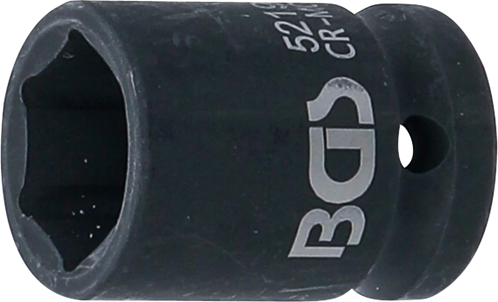 Kraft-Steckschlüssel-Einsatz Sechskant, Antrieb Innenvierkant 12,5 mm (1/2"), SW 19 mm