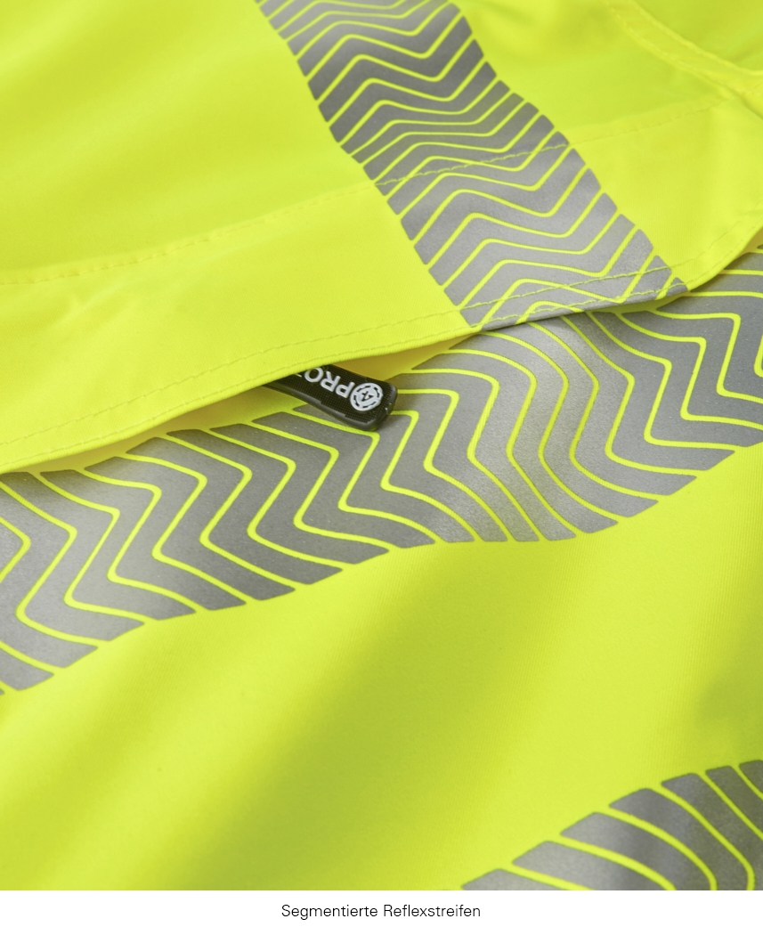 4PROTECT® Warn-Wetterschutz-Jacke TAMPA leuchtgelb/grau