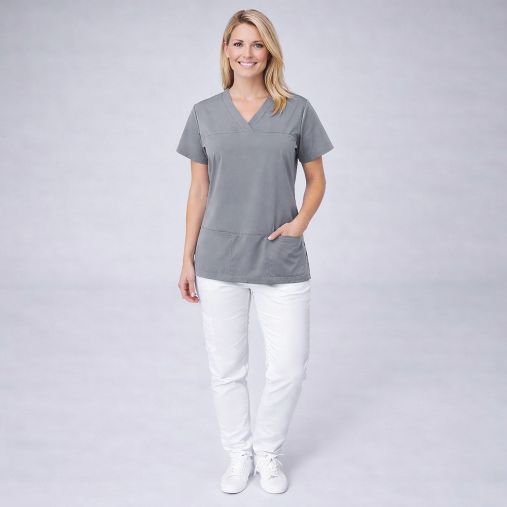 Damen Schlupfkasack, Slim Fit, graphit