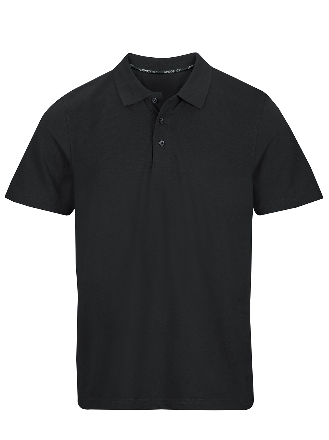 4PROTECT® Polo-Shirt Herren schwarz