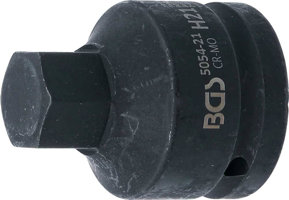 Kraft-Bit-Einsatz, Länge 55 mm, Antrieb Innenvierkant 20 mm (3/4"), Innensechskant 21 mm