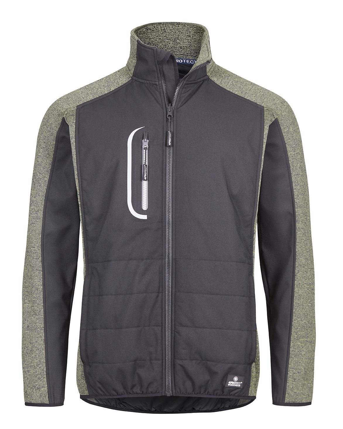 4PROTECT® Hybrid-Jacke schwarz/olive