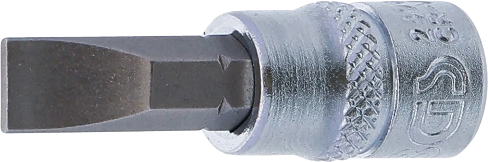 Bit-Einsatz, Antrieb Innenvierkant 6,3 mm (1/4"), Schlitz 7 mm