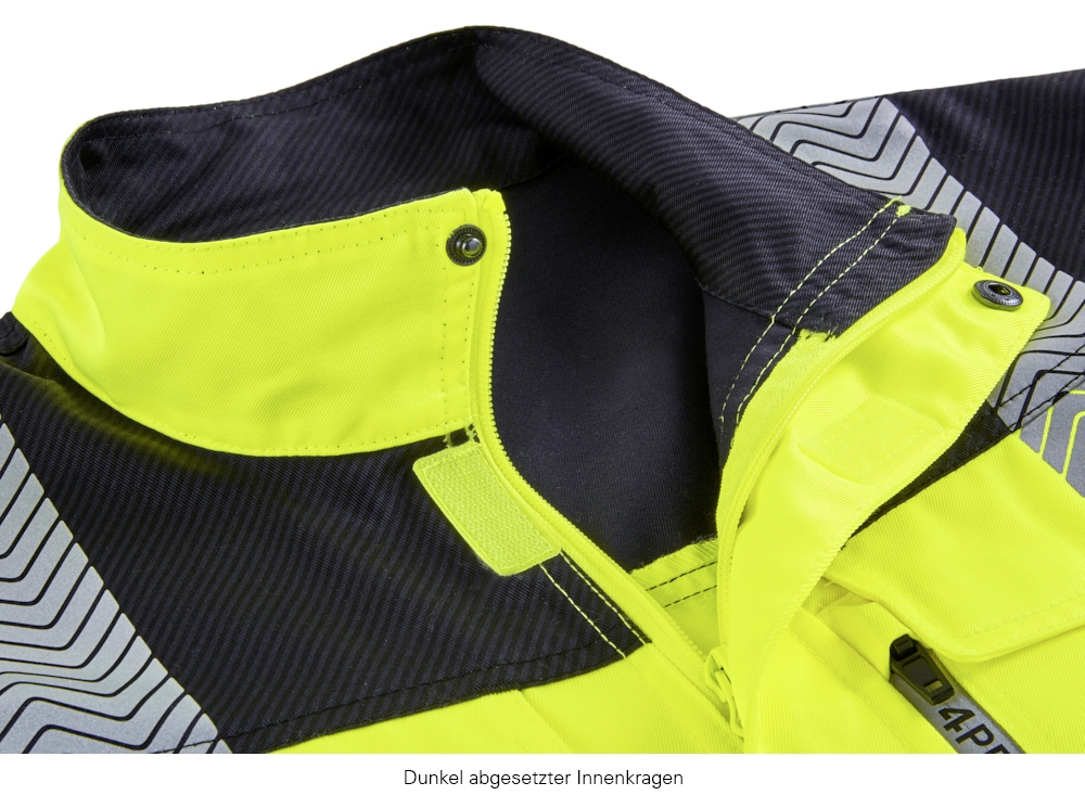 4PROTECT® Warnschutz-Bundjacke KENTUCKY leuchtgelb/grau