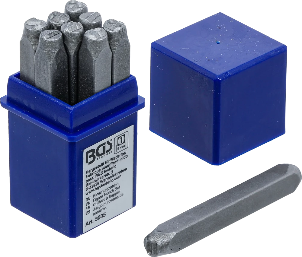 Einschlagzahlen, 5 mm
