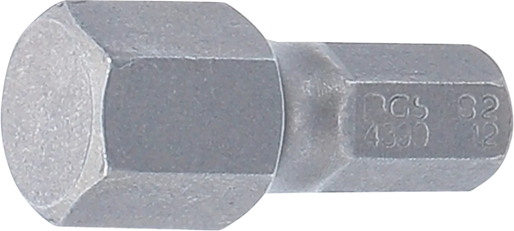 Bit, Länge 30 mm, Antrieb Außensechskant 8 mm (5/16"), Innensechskant 12 mm