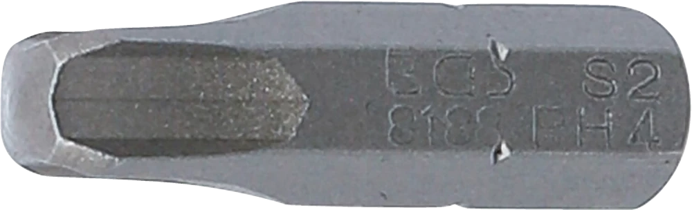 Bit, Länge 25 mm, Antrieb Außensechskant 6,3 mm (1/4"), Kreuzschlitz PH4