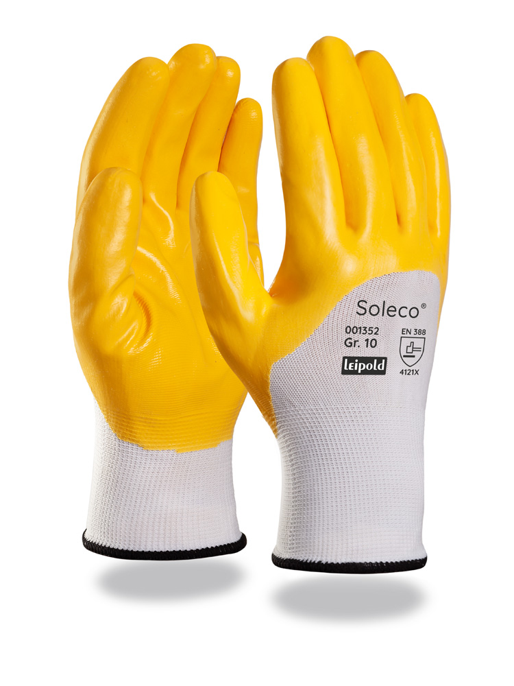 Soleco® | Feinstrickhandschuh | Nitril-Beschichtung