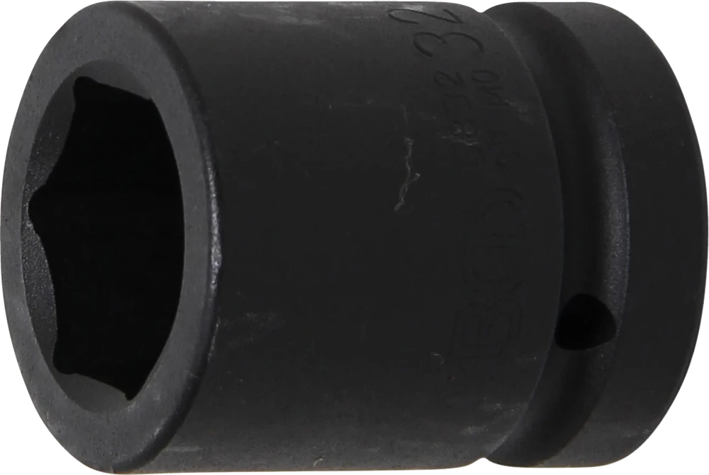 Kraft-Steckschlüssel-Einsatz Sechskant, Antrieb Innenvierkant 25 mm (1"), SW 32 mm