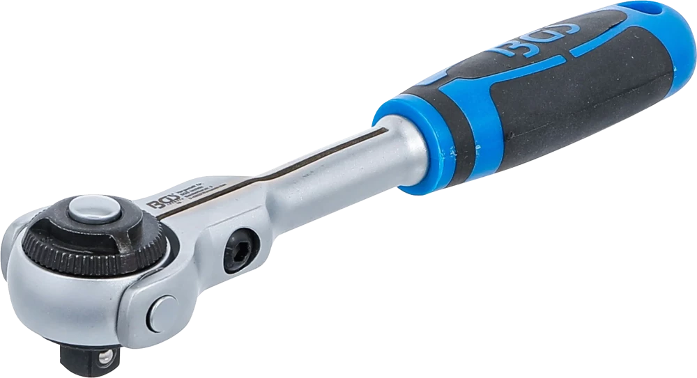 Umschaltknarre mit Kugelkopf, Abtrieb Außenvierkant 10 mm (3/8")