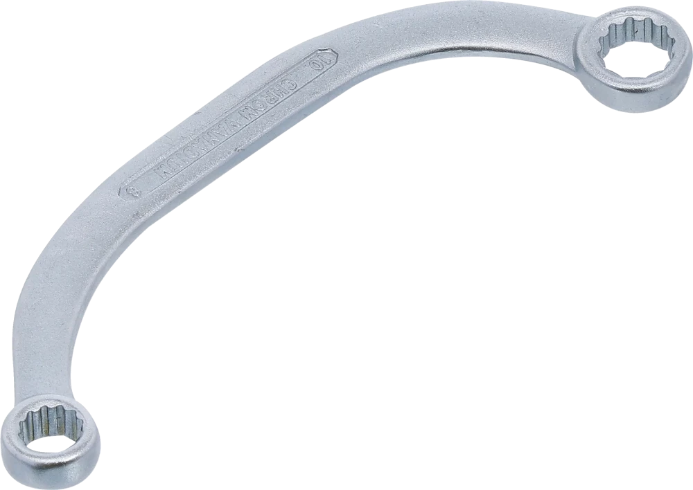 C-Form Doppel-Ringschlüssel Zwölfkant, SW 8 x 10 mm