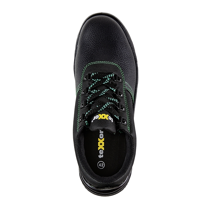 teXXor® S3-Sicherheitshalbschuhe MARSEILLE schwarz/grün