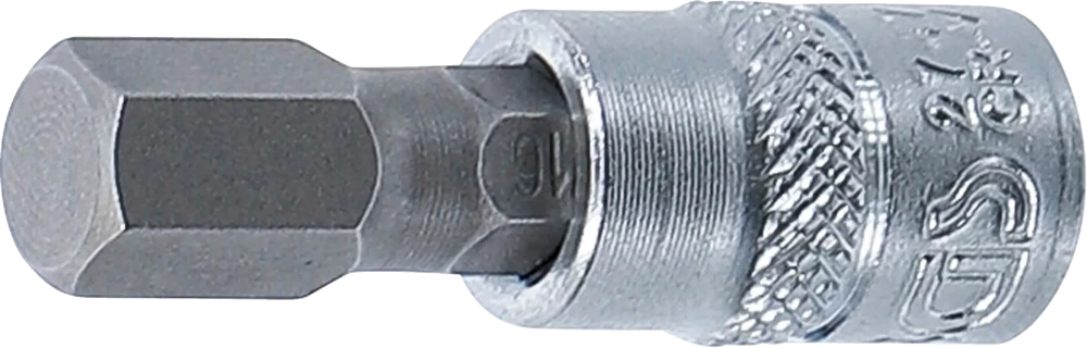 Bit-Einsatz, Antrieb Innenvierkant 6,3 mm (1/4"), Innensechskant 5/16"