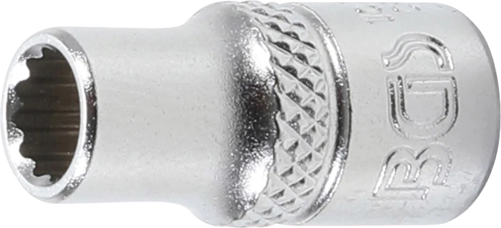 Steckschlüssel-Einsatz Zwölfkant, Antrieb Innenvierkant 6,3 mm (1/4"), SW 6 mm