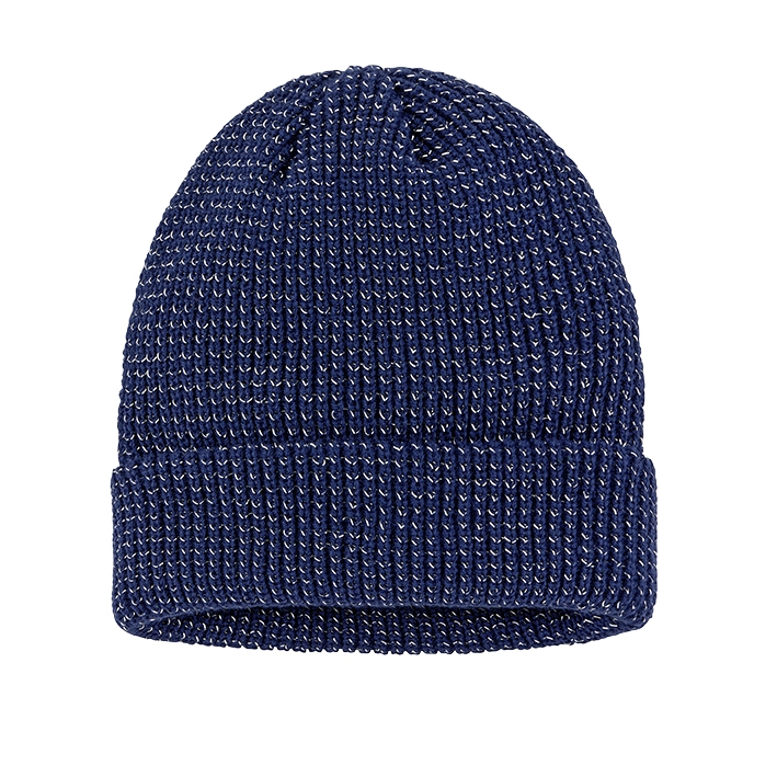 4PROTECT® Reflex-Strickmütze navy