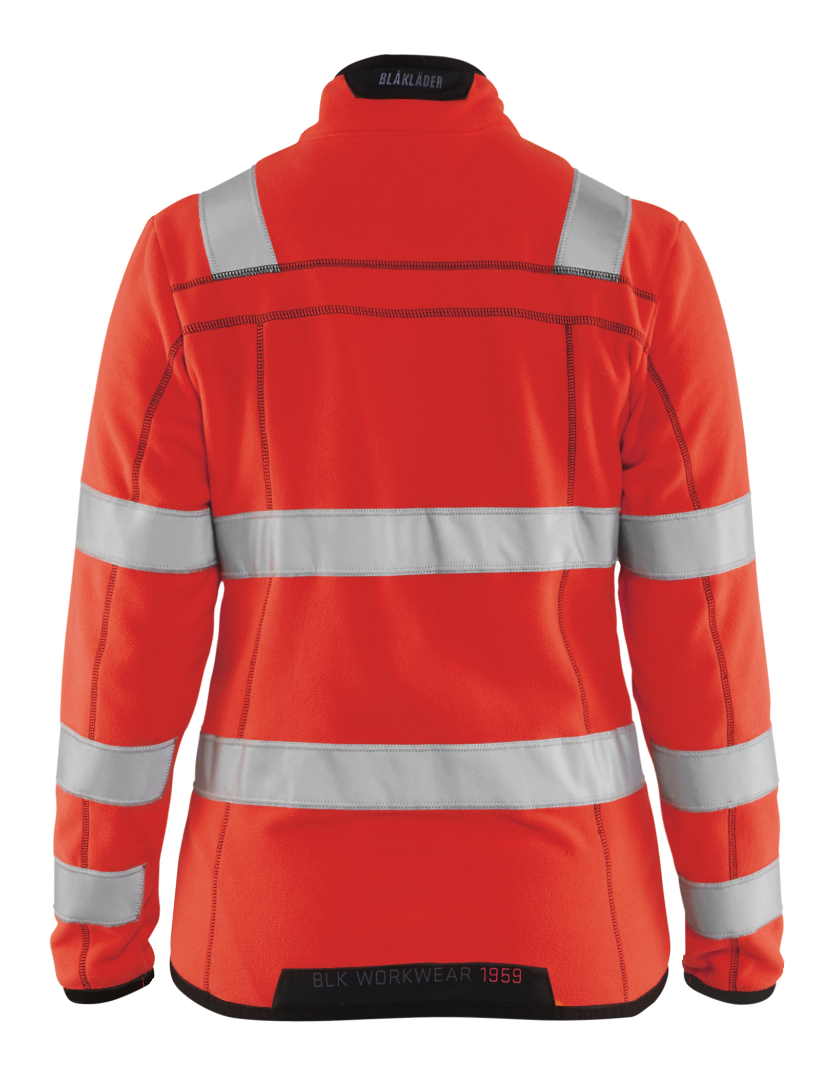 Damen High Vis Microfleece Jacke