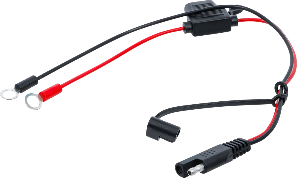 Batteriepolklemmen mit Flachstecksicherung, für 63506
