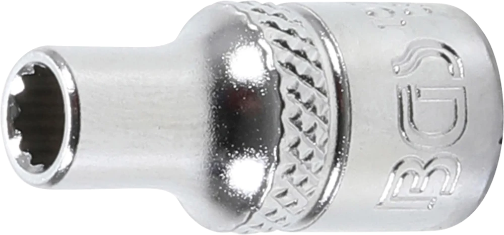 Steckschlüssel-Einsatz Zwölfkant, Antrieb Innenvierkant 6,3 mm (1/4"), SW 4,5 mm