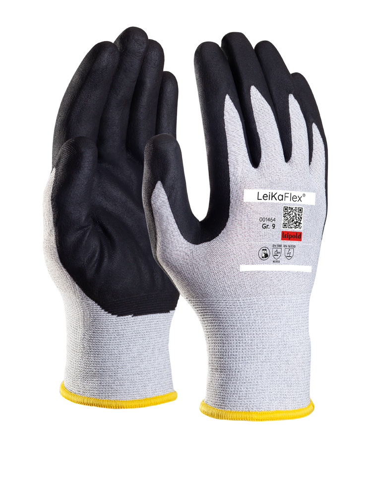 LeiKaFlex® | Feinstrickhandschuh | Nitril-Beschichtung | ESD