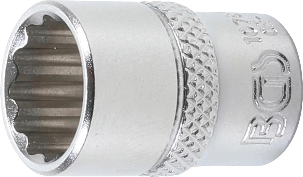 Steckschlüssel-Einsatz Zwölfkant, Antrieb Innenvierkant 6,3 mm (1/4"), SW 12 mm