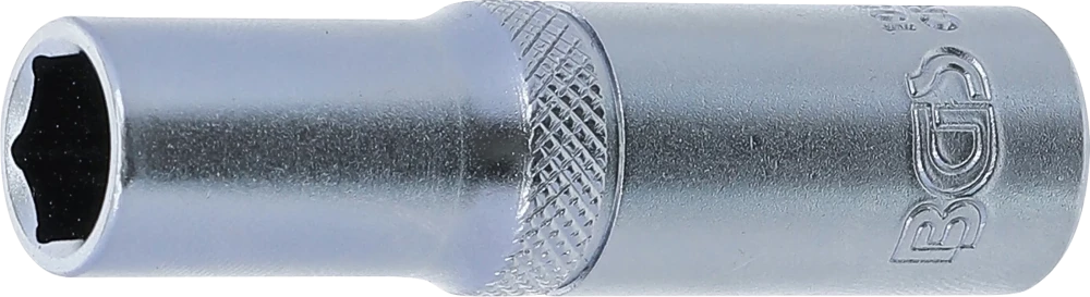 Steckschlüssel-Einsatz Sechskant, tief, Antrieb Innenvierkant 10 mm (3/8"), SW 10 mm