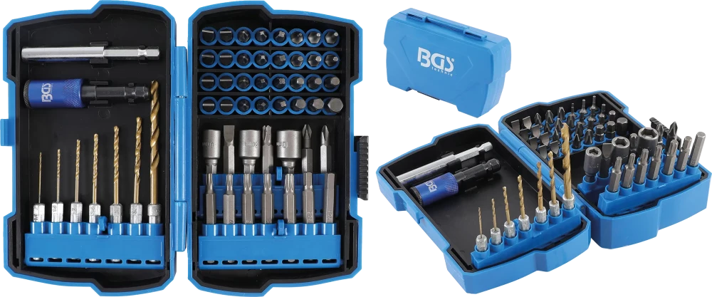Bohrer- und Bit-Satz, 6,3 mm (1/4"), 55-tlg.
