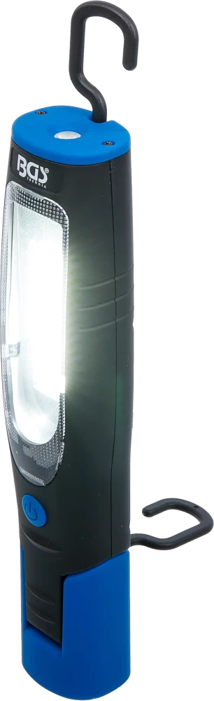 COB-LED-Werkstattleuchte mit Magnet und Haken