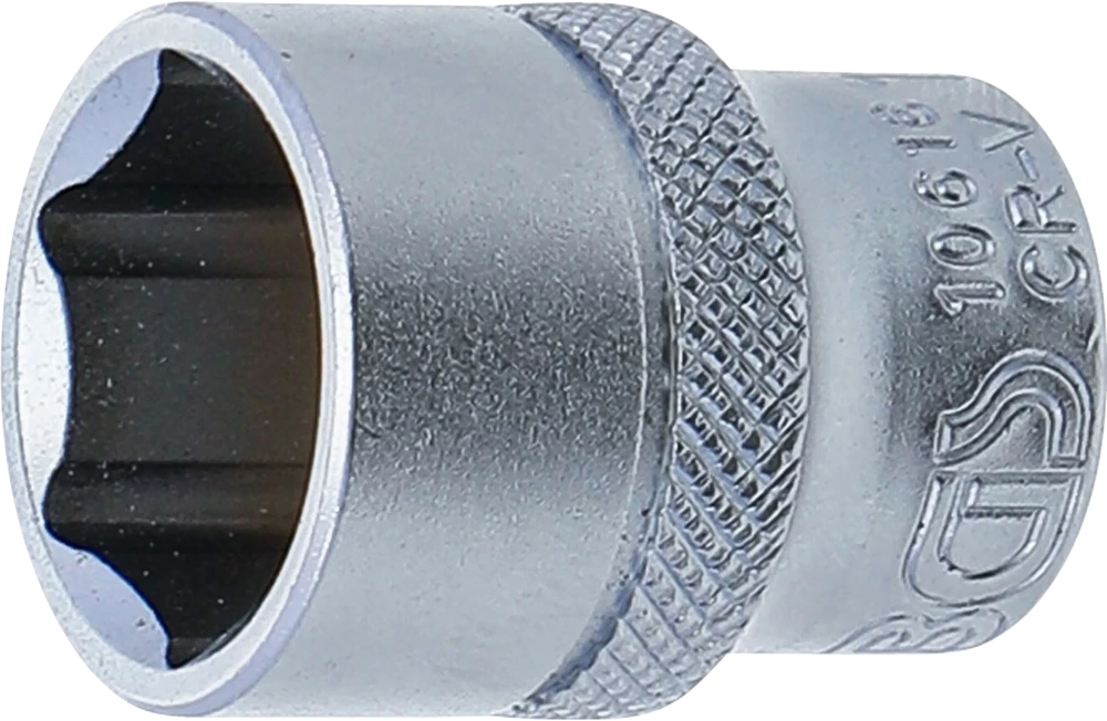 Steckschlüssel-Einsatz Sechskant, Antrieb Innenvierkant 10 mm (3/8"), SW 16 mm