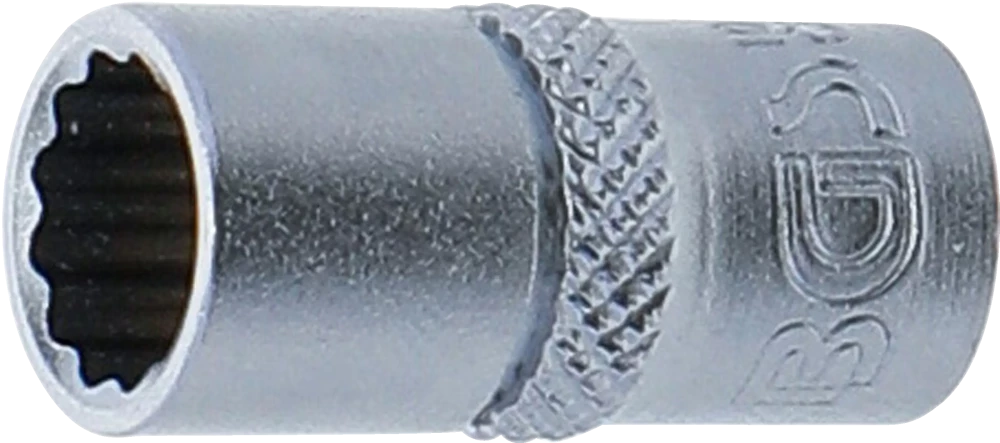 Steckschlüssel-Einsatz Zwölfkant, Antrieb Innenvierkant 6,3 mm (1/4"), SW 8 mm