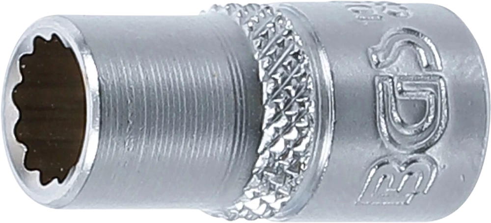 Steckschlüssel-Einsatz Zwölfkant, Antrieb Innenvierkant 6,3 mm (1/4"), SW 7 mm