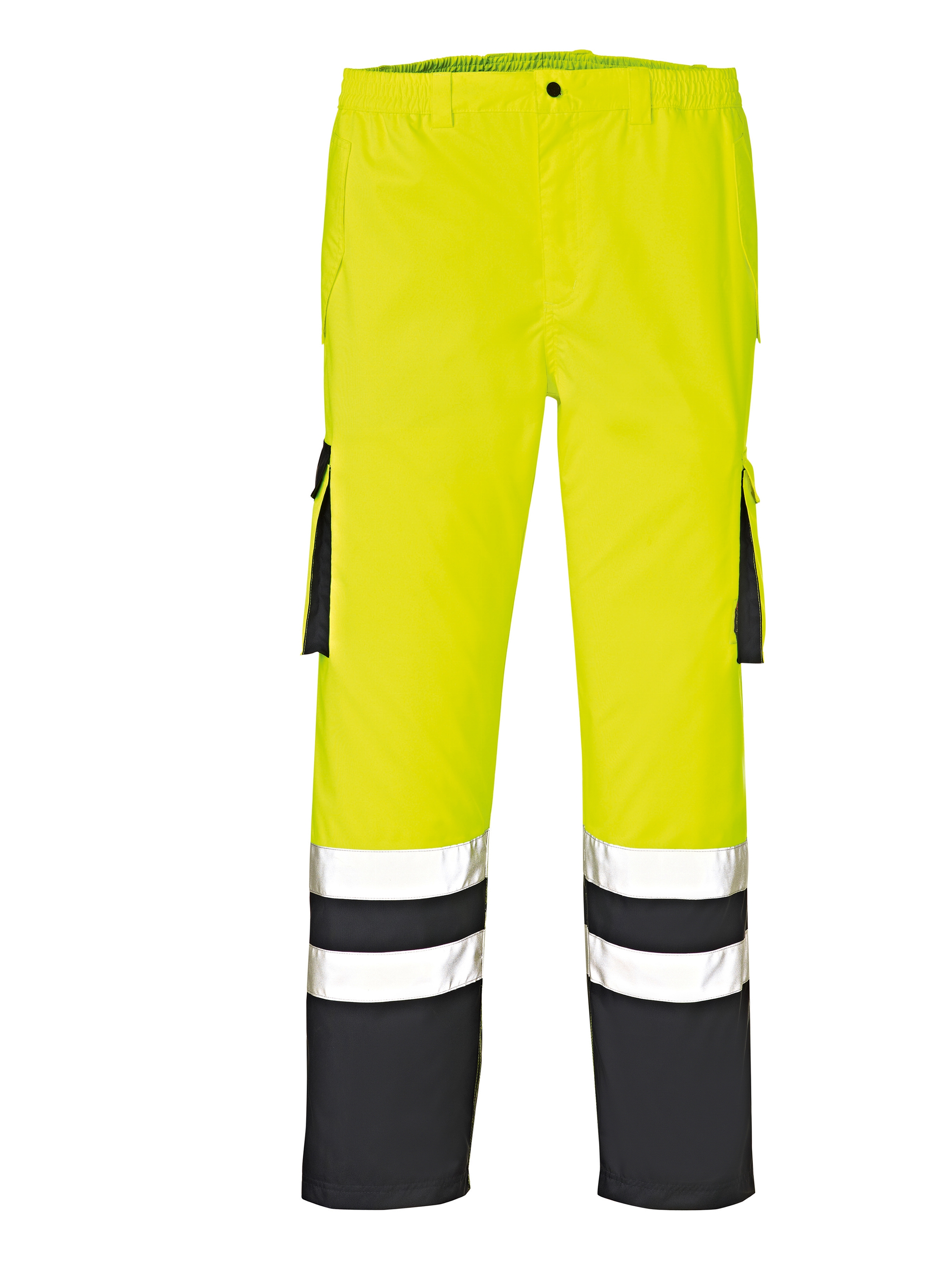 4PROTECT® Warn-Wetterschutz-Bundhose BALTIMORE leuchtgelb/navy