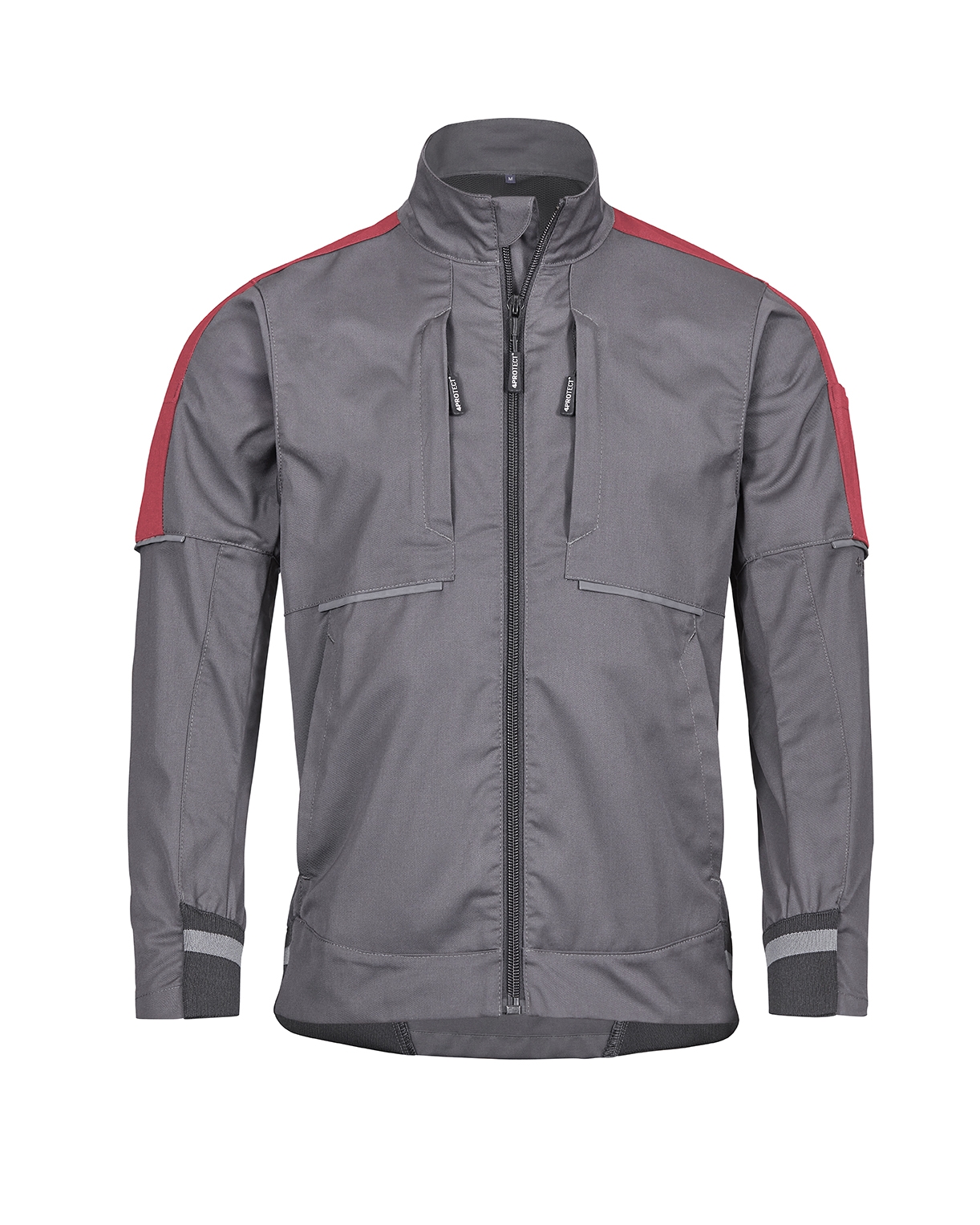 4PROTECT® Workwear Bundjacke grau/rot