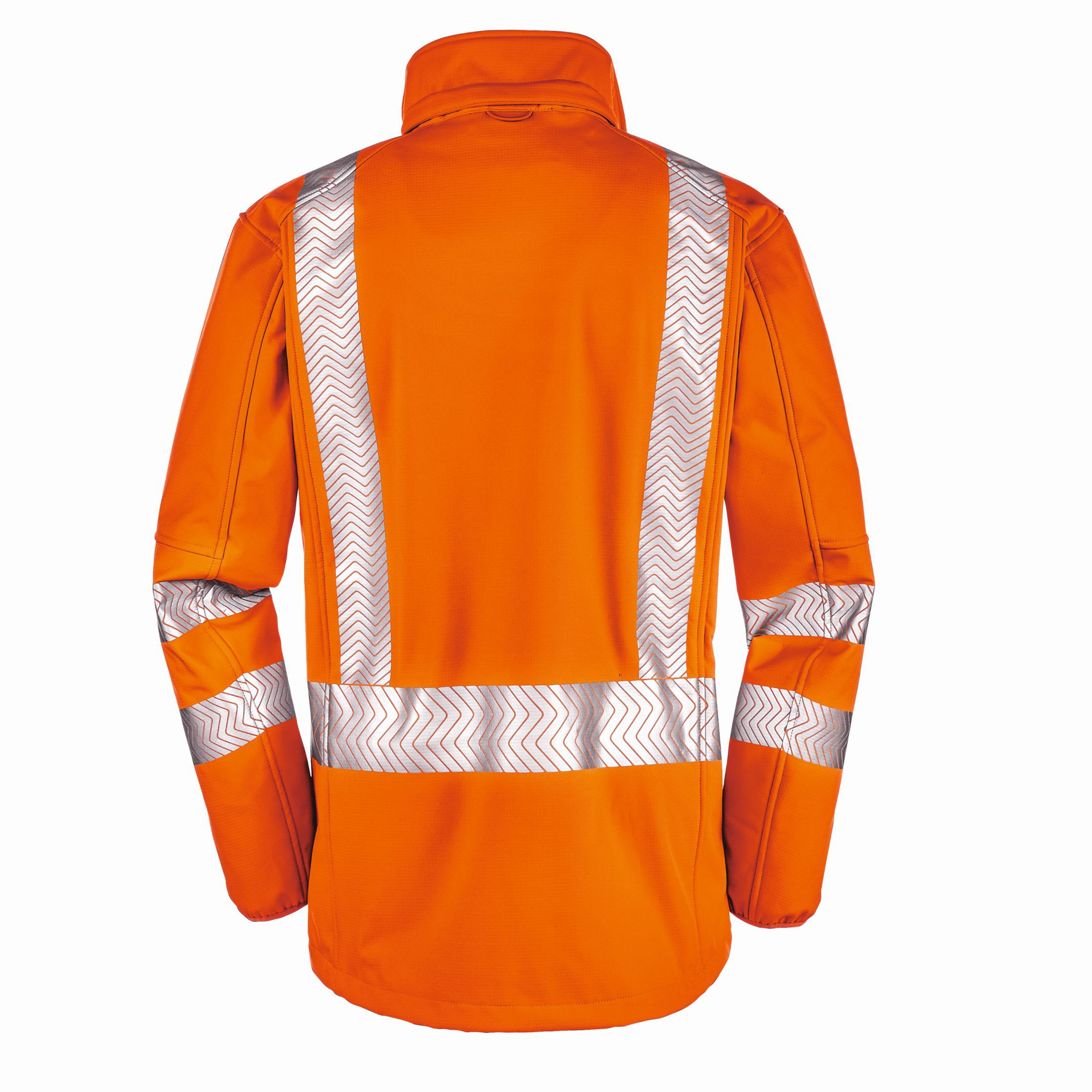 4PROTECT® Warnschutz-Softshelljacke TYLER leuchtorange