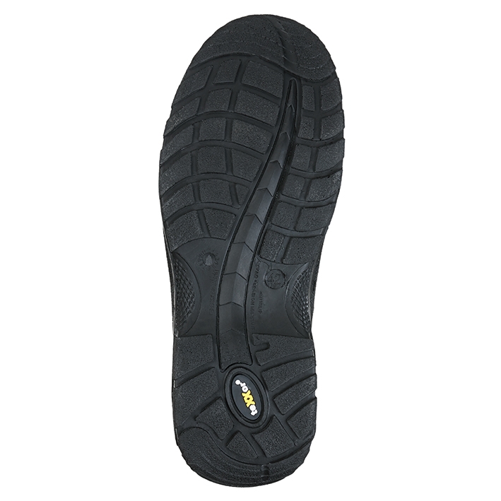 teXXor® S1-Sicherheitsklettsandalen GAP schwarz/grün