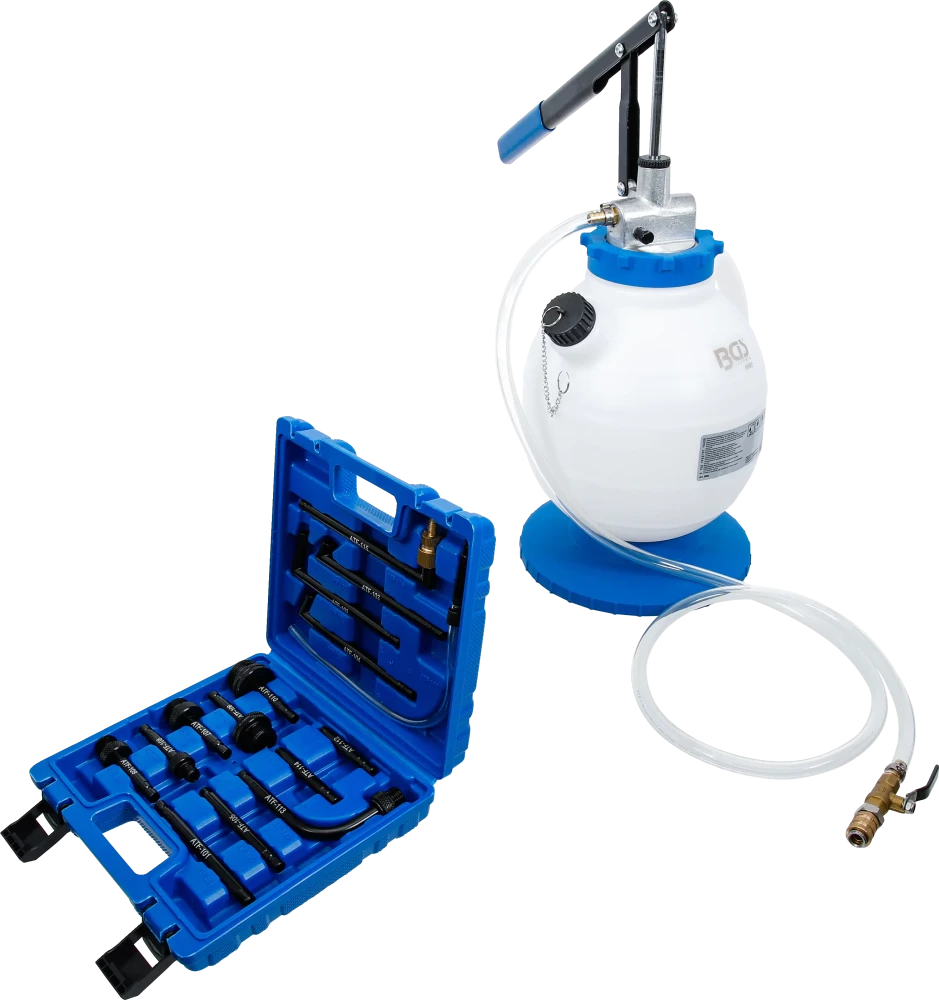 Getriebeöl-Befüllgerät mit Handpumpe, mit 8 Adaptern, 7 l