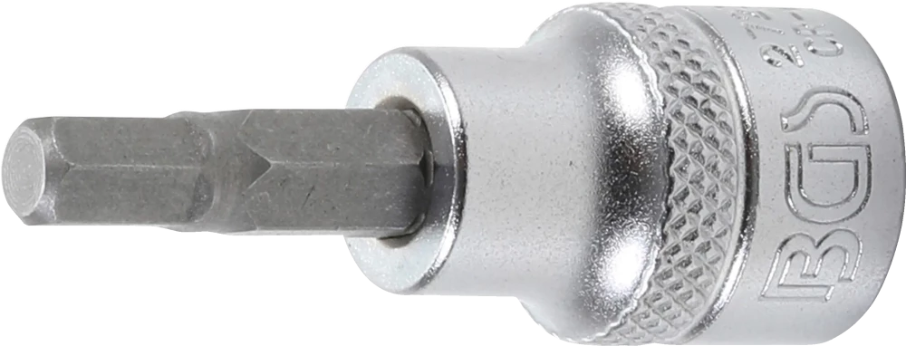 Bit-Einsatz, Antrieb Innenvierkant 10 mm (3/8"), Innensechskant 7/32"