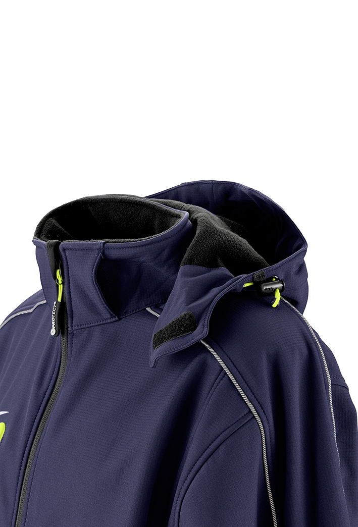 4PROTECT® Softshelljacke MONTANA navy/schwarz