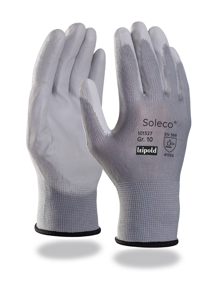 Soleco® | Feinstrickhandschuh | PU-Beschichtung