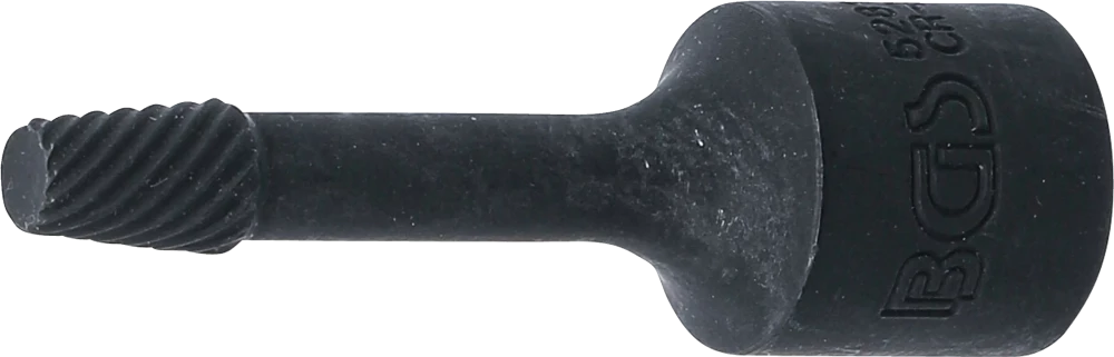 Spiral-Profil-Steckschlüssel-Einsatz / Schraubenausdreher, Antrieb Innenvierkant 10 mm (3/8"), 6 mm