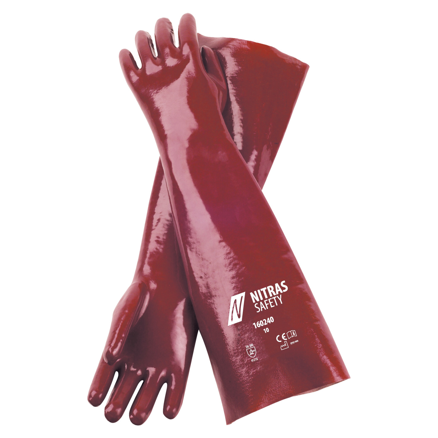 PVC-Handschuhe Baumwoll-Trikot