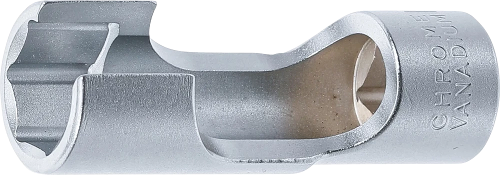 Spezial-Steckschlüssel-Einsatz, geschlitzt, Antrieb Innenvierkant 10 mm (3/8"), SW 15 mm