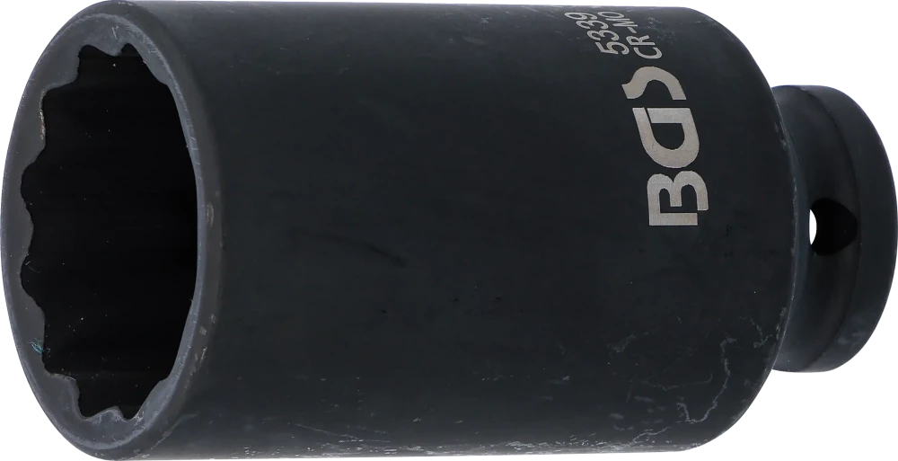 Kraft-Steckschlüssel-Einsatz Zwölfkant, tief, Antrieb Innenvierkant 12,5 mm (1/2"), SW 33 mm