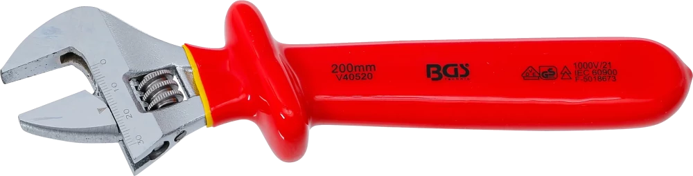VDE-Rollgabelschlüssel, SW max. 34 mm