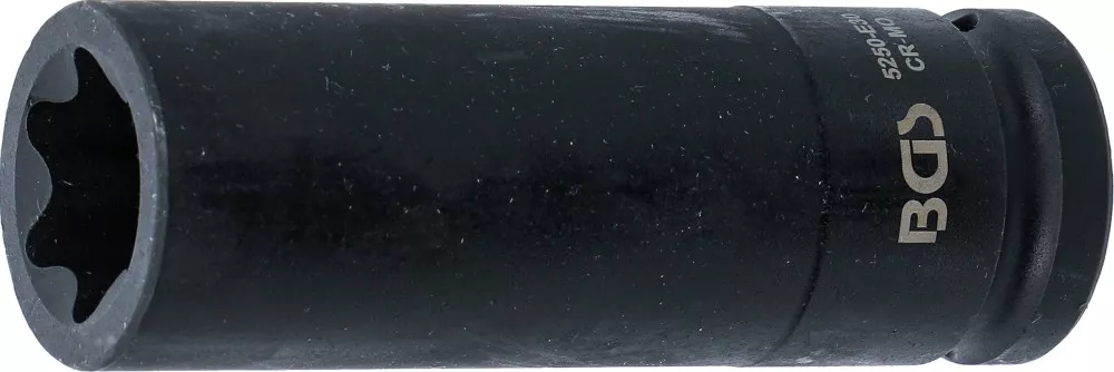 Kraft-Steckschlüssel-Einsatz E-Profil, tief, Antrieb Innenvierkant 20 mm (3/4"), SW E30