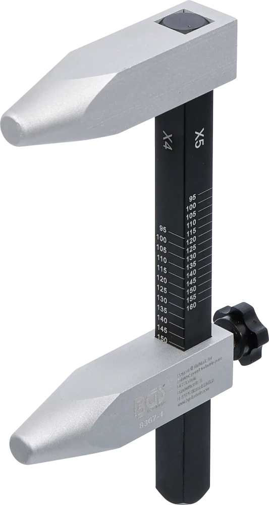 Lochkreis-Messschieber, Aluminium-Ausführung